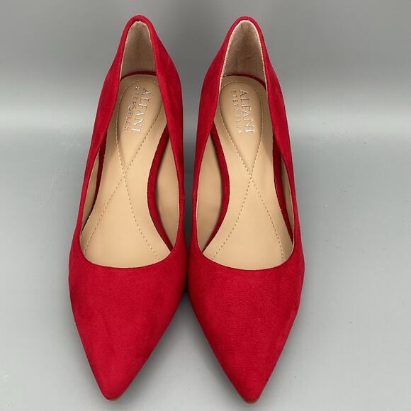 NEW Alfani Women’s Jensonn Pointed Toe Dress Heels Red Size 5M - Picture 3 of 10